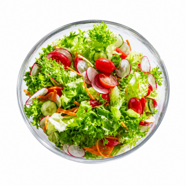 Mixed salad with 5 seasonal ingredients and dressing