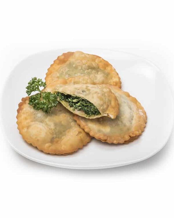 Tirtln con cavolo e spinaci