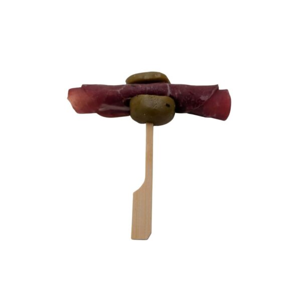 Bresaola rolls stuffed in the olive