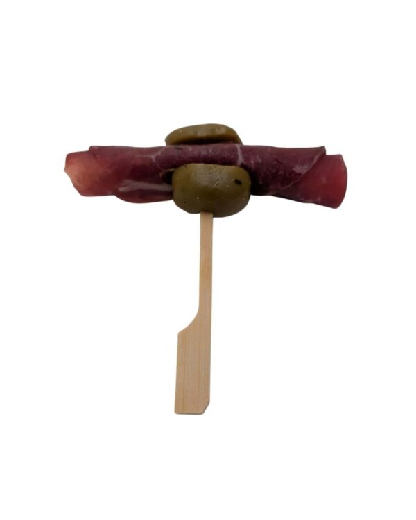 Bresaola rolls stuffed in the olive