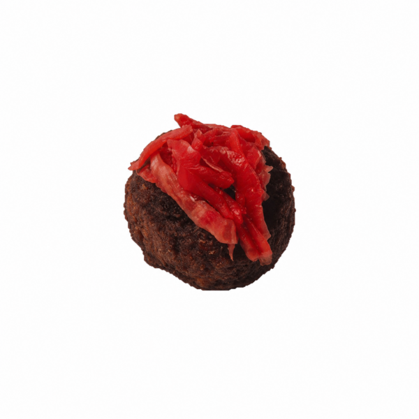 Burger di lenticchie con kimchi delle Alpi fatto in casa