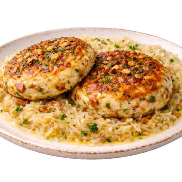 Pressknödel mit Krautsalat