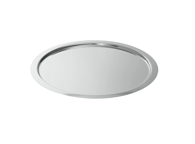 Silbertablett rund